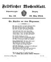 Feldkircher Wochenblatt