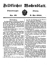 Feldkircher Wochenblatt