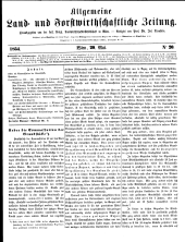 Allgemeine land- und forstwirthschaftliche Zeitung