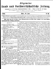 Allgemeine land- und forstwirthschaftliche Zeitung