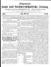Allgemeine land- und forstwirthschaftliche Zeitung