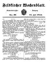 Feldkircher Wochenblatt