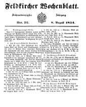 Feldkircher Wochenblatt