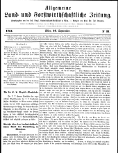 Allgemeine land- und forstwirthschaftliche Zeitung