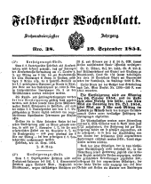 Feldkircher Wochenblatt