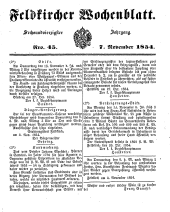 Feldkircher Wochenblatt