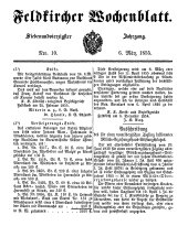 Feldkircher Wochenblatt