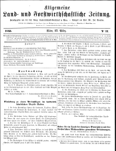 Allgemeine land- und forstwirthschaftliche Zeitung