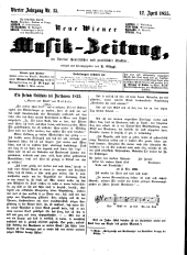 Neue Wiener Musik-Zeitung