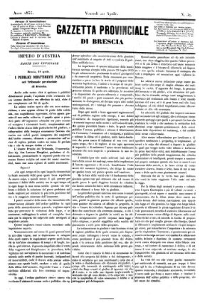 Giornale della provincia Bresciana