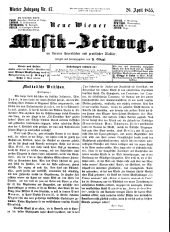 Neue Wiener Musik-Zeitung