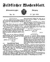 Feldkircher Wochenblatt