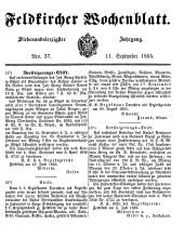 Feldkircher Wochenblatt