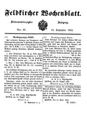 Feldkircher Wochenblatt