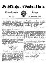 Feldkircher Wochenblatt