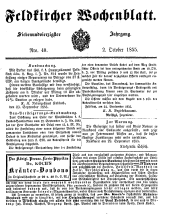 Feldkircher Wochenblatt