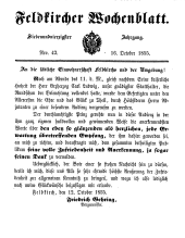 Feldkircher Wochenblatt