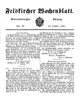 Feldkircher Wochenblatt