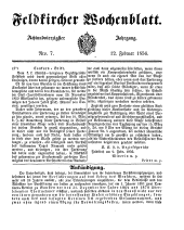 Feldkircher Wochenblatt