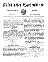 Feldkircher Wochenblatt