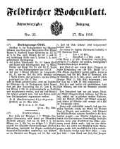 Feldkircher Wochenblatt