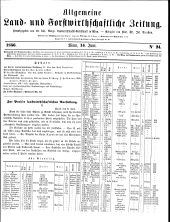 Allgemeine land- und forstwirthschaftliche Zeitung