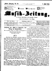 Neue Wiener Musik-Zeitung