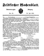 Feldkircher Wochenblatt