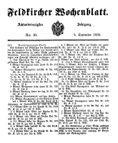 Feldkircher Wochenblatt