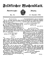 Feldkircher Wochenblatt