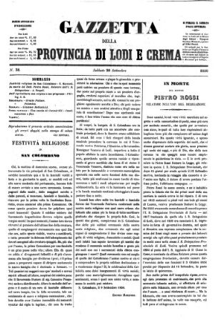 Gazzetta della provincia di Lodi e Crema