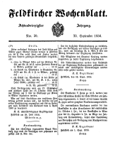 Feldkircher Wochenblatt