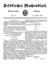 Feldkircher Wochenblatt