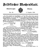 Feldkircher Wochenblatt