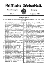 Feldkircher Wochenblatt