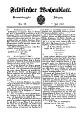 Feldkircher Wochenblatt