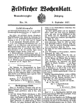 Feldkircher Wochenblatt