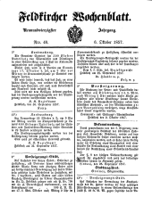 Feldkircher Wochenblatt