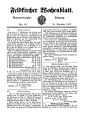 Feldkircher Wochenblatt