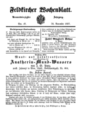 Feldkircher Wochenblatt