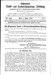 Allgemeine land- und forstwirthschaftliche Zeitung