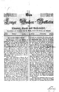 Wochenbulletin der Linzer Bühne