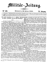 Militär-Zeitung