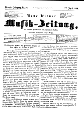 Neue Wiener Musik-Zeitung