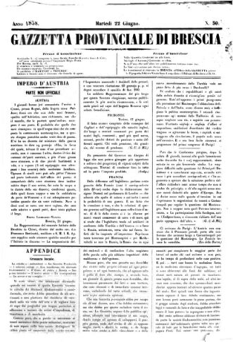 Giornale della provincia Bresciana