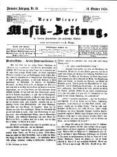 Neue Wiener Musik-Zeitung