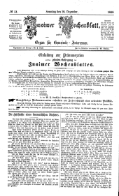 Znaimer Wochenblatt