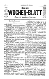 Znaimer Wochenblatt