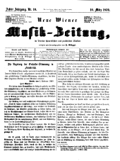 Neue Wiener Musik-Zeitung