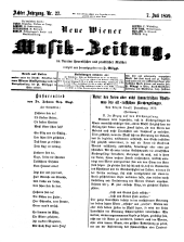 Neue Wiener Musik-Zeitung